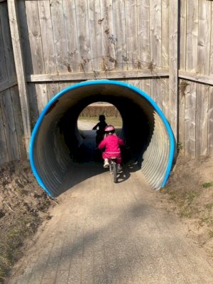 Cykelløb i tunnel